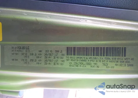 2020 Jeep Gladiator Sport S 4X4 from USA, damaged, VIN 1C6HJTAG4LL159661